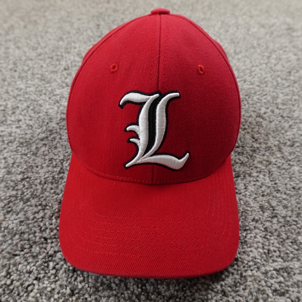Louisville Cardinals Hat Mens Red Strap Back Cap Kentucky College Basketball